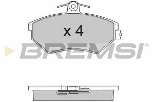 Тормозные колодки пер. Caddy II 9.96/Passat B4/Audi 80