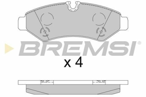 Тормозные колодки зад. MB Sprinter (W907) 18- (Brembo)
