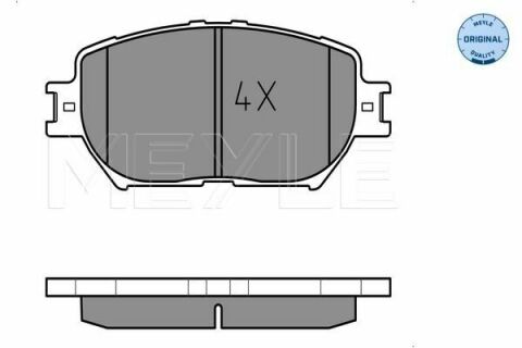 Колодки тормозные (передние) Toyota Camry 01-06 (131.6x58.3)