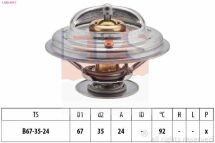 Термостат Audi A4/A/6,Passat 2.4/2.8 92C