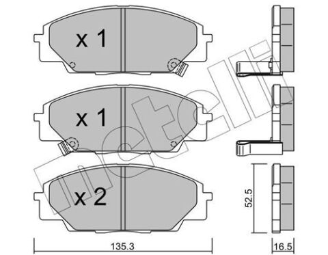 Колодки гальмівні (передні) Honda Civic VII/VIII 99-