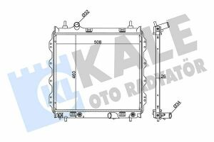 Радіатор охлаждения pt cruiser 1.6/2.4 00-