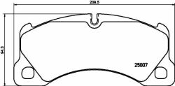 Тормозные колодки перед.VW Touareg/Cayenne 18" 07- (brembo)