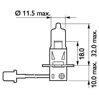 Лампа H3 MasterLife 24V 70W PK22s