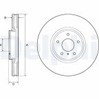 Дистк гальм. передн. ex35/ex37