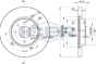 Диск тормозной (передний) Fiat Doblo 01-/Tipo 90-95/Punto 93-12/Bravo 95-01 (257x20) (с покр) (вент), фото 6 - интернет-магазин Auto-Mechanic