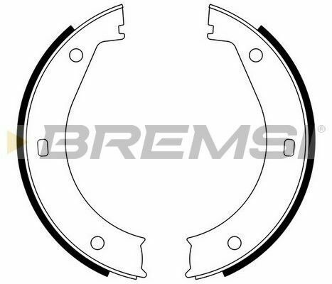 Колодки ручного гальма BMW 5(E28,E34) 81-97/6(E24) 77-89/ 7(E38) 94-01 (ATE)