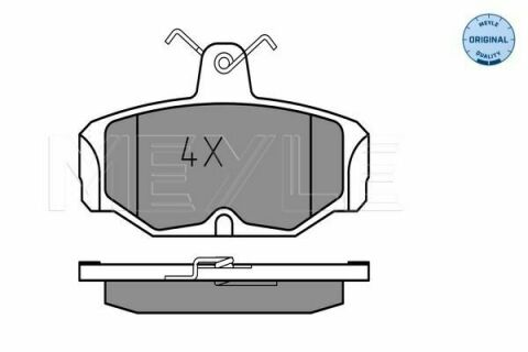 заменен на 025 209 8113/PD Колодки тормозные (задние) Ford Scorpio/Sierra 1.6-2.9 82-02