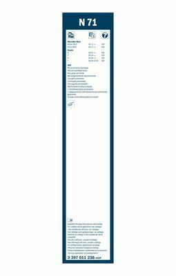 Щетка стеклоочистителя (700mm) MB Vito (W639) 03-