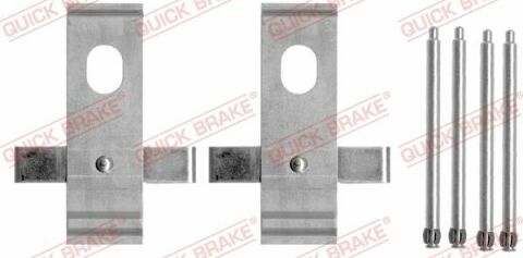 Планка суппорта (переднего) прижимная (к-кт) BMW 7 (E38)/8 (E31) 90-01 (Brembo)