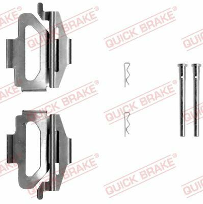 Планка суппорта (переднего) прижимная (к-кт) Citroen XM/Peugeot 605/Ford Escort V 89-10 (Bendix)