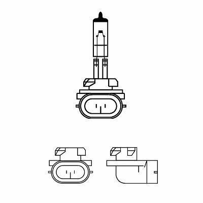 Лампа H27W/2 12V 27W PGJ13