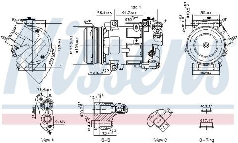 Компрессор кондиционера corsa f 1.2 19-, peugeot, ds