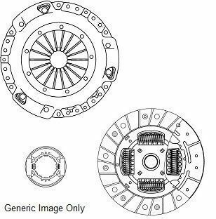 Комплект зчеплення T3-92 1.6/1.7D (215mm/24z)