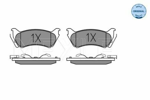 Колодки гальмівні (задні) MB M-class (W163) 98-05