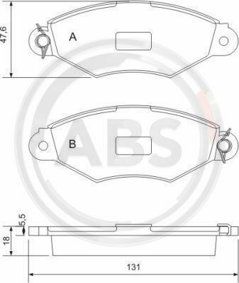 Дискові гальмівні колодки (передні) Renault Kangoo + Nissan Kubistar 97->08