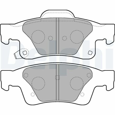 Гальмівні колодки задні JEEP Grand Cherokee 11-