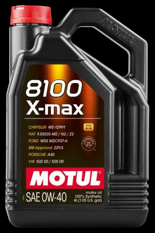 Моторна олива MOTUL 8100 X-max 0W-40, 4 літри