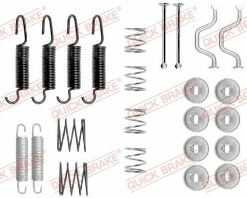 Комплект пружинок колодок ручника Lexus RX350/Toyota RAV 4/Avensis 1.8/2.0 00-