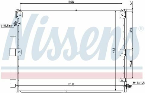 Радиатор кондиционера (конденсатор) Land Cruiser 100 98-02 TOYOTA