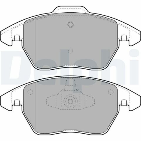 Колодки тормозные (передние) Citroen C4 06- (Teves)