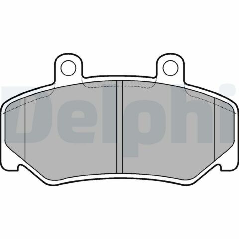 DELPHI VOLVO Колодки тормозные передние 740-780 BENDIX