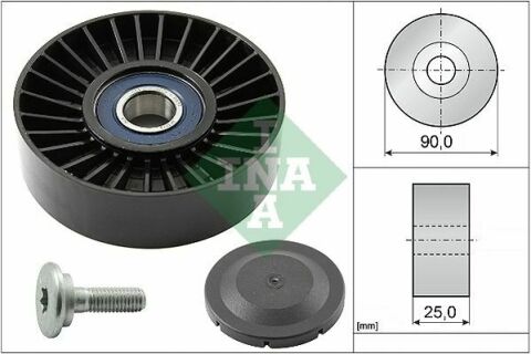 Ролик генератора Peugeot Expert 1.8 96-01 (паразитний) (90x25) Ролик генератора Peugeot Expert 1.8 96-01 (паразитний) (90x25)