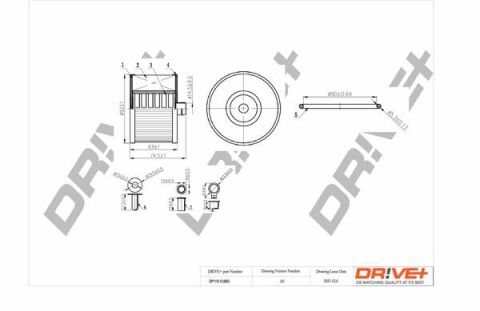 DP1110.13.0053 Drive+ - Фільтр палива