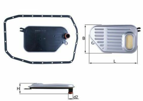 Фільтр АКПП BMW 3 (E46)/5 (E39)/7 (E38) 2.0-2.8i (M52/M54) -05 (з прокладкою)