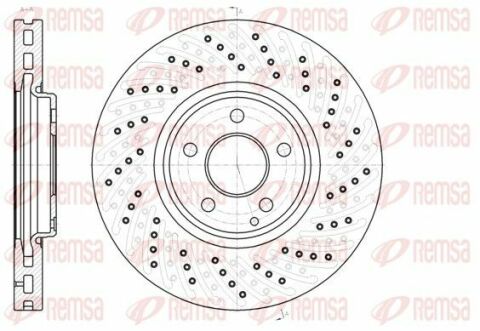 тормозной диск передние db w211, w220