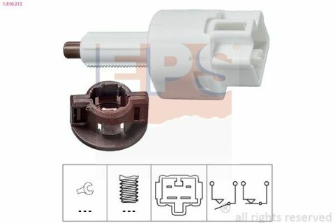 EPS TOYOTA Выключатель STOP-сигналов Avensis -08, Camry -11, RAV-4 III,IV,Yaris,Suzuki