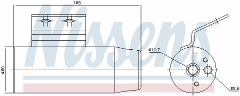 Осушитель DODGE CARAVAN(96-)2.4i(+)[OE 4682592]