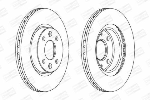 Диск тормозной передний (258) Clio,Kangoo,Megane I,R19 1.7,1.8I 16V 91-5 RENAULT