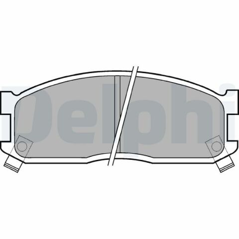 Гальмівні передні колодки E2200, ASIA мот. Hi-Topic 2.7D 05.93-12.98 MAZDA