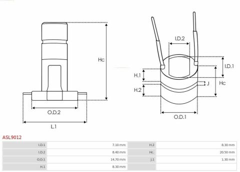 Кільце генератора (контактне) Opel Astra F/Vctra A/B 1.4-2.5 91-02 (14.7x7.1x8.4x8.3x8.3) Кільце генератора (контактне) Opel Astra F/Vctra A/B 1.4-2.5 91-02 (14.7x7.1x8.4x8.3x8.3)