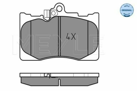 Колодки тормозные (передние) Lexus GS 05-/IS III//RC 09- (Advics)