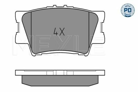 Колодки тормозные (задние) Toyota Camry/Rav4 2.0-2.5 06-