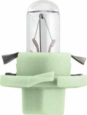 Лампа BAX BX8,4d Light Green 12V 2W BX8,4d