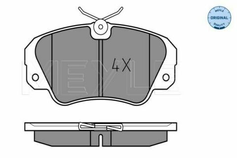 Колодки тормозные (передние) Opel Omega A/B/Senator B 2.0-3.2 V6 87-03