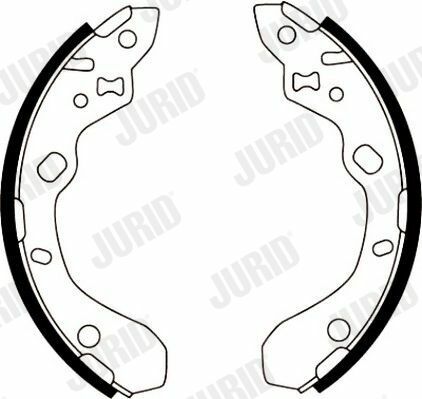 JURID MAZDA Щеки тормозные 323 BJ 98-03