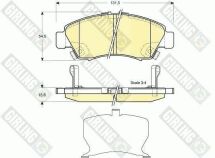 Комплект тормозных колодок, дисковый тормоз