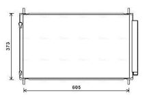Радіатор кондиціонера (конденсатор) yaris 1.5 hybrid 12- Toyota Радіатор кондиціонера (конденсатор) yaris 1.5 hybrid 12- Toyota