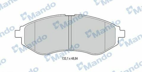 MBF015186 MANDO Гальмівні колодки до дисків MBF015186 MANDO Гальмівні колодки до дисків