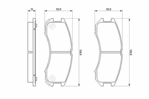 Тормозные колодки FORDMAZDA