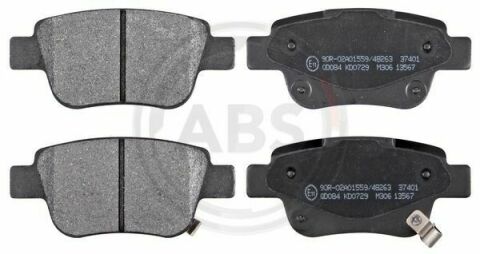 Тормозные колодки зад. Toyota Avensis 00-08 (Bosch)