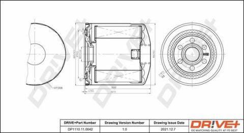 DP1110.11.0042 Drive+ - Фільтр оливи