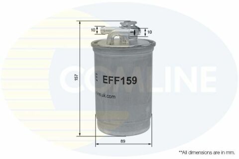 EFF159 Comline - Фильтр топлива (аналог WF8389/KL554)