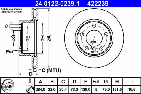 Диск тормозной (передний) BMW 1 (F20/F21)/2 (F22) 10-(284x22) (с покрытием) (вент.) Диск тормозной (передний) BMW 1 (F20/F21)/2 (F22) 10-(284x22) (с покрытием) (вент.)