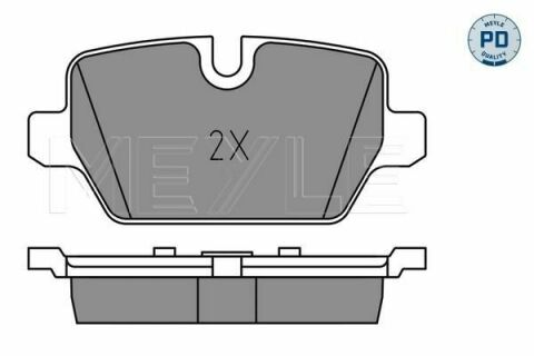 Колодки гальмівні (задні) BMW 3 (E90-E92) 05-12 (TRW)