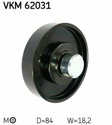 Ролик генератора Nissan Micra 03-(натяжной) (84х18.2) Ролик генератора Nissan Micra 03-(натяжной) (84х18.2)